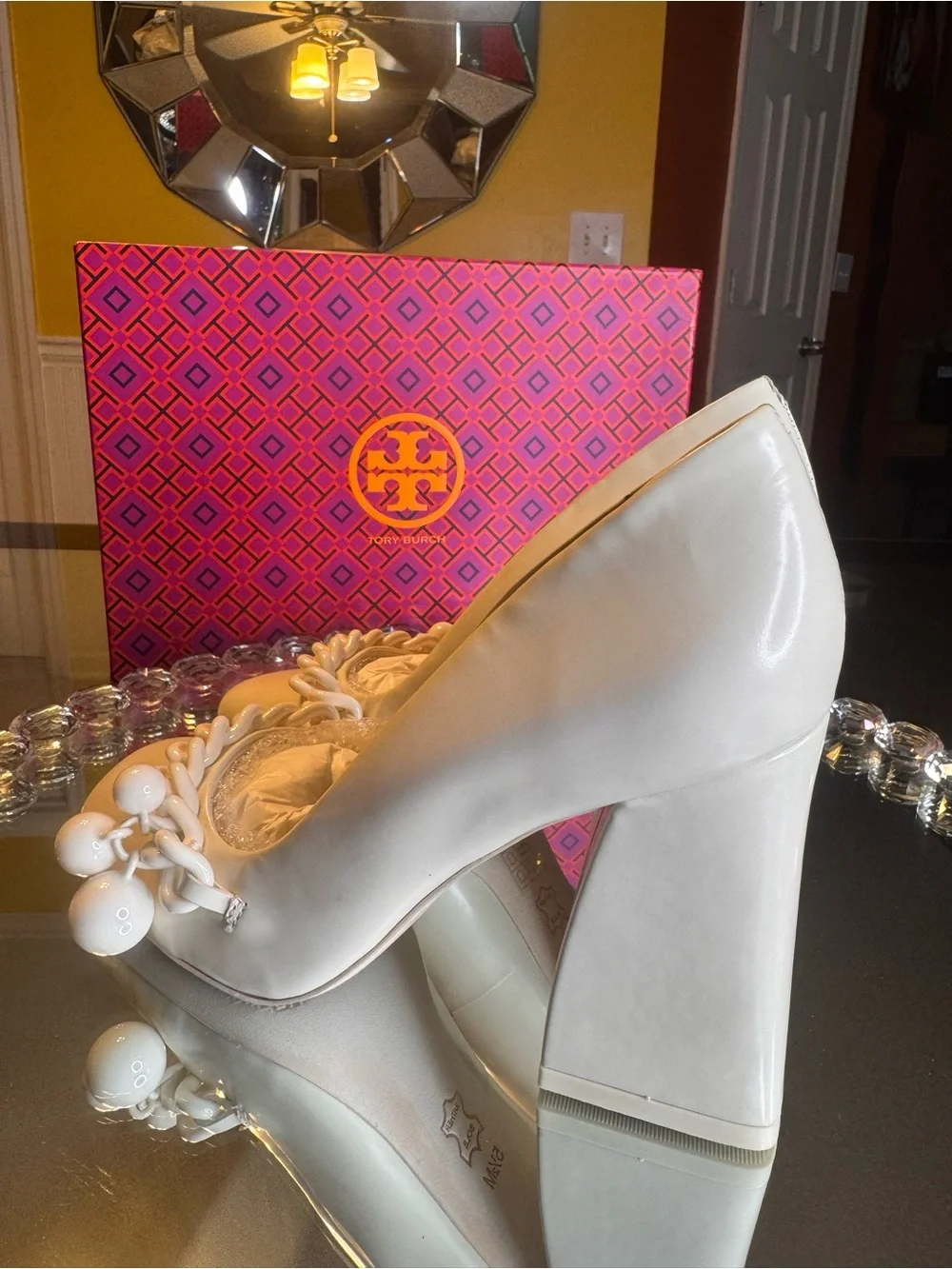 NWT Tory Burch Women's Addison High Block Heel Pumps. Size 5.5